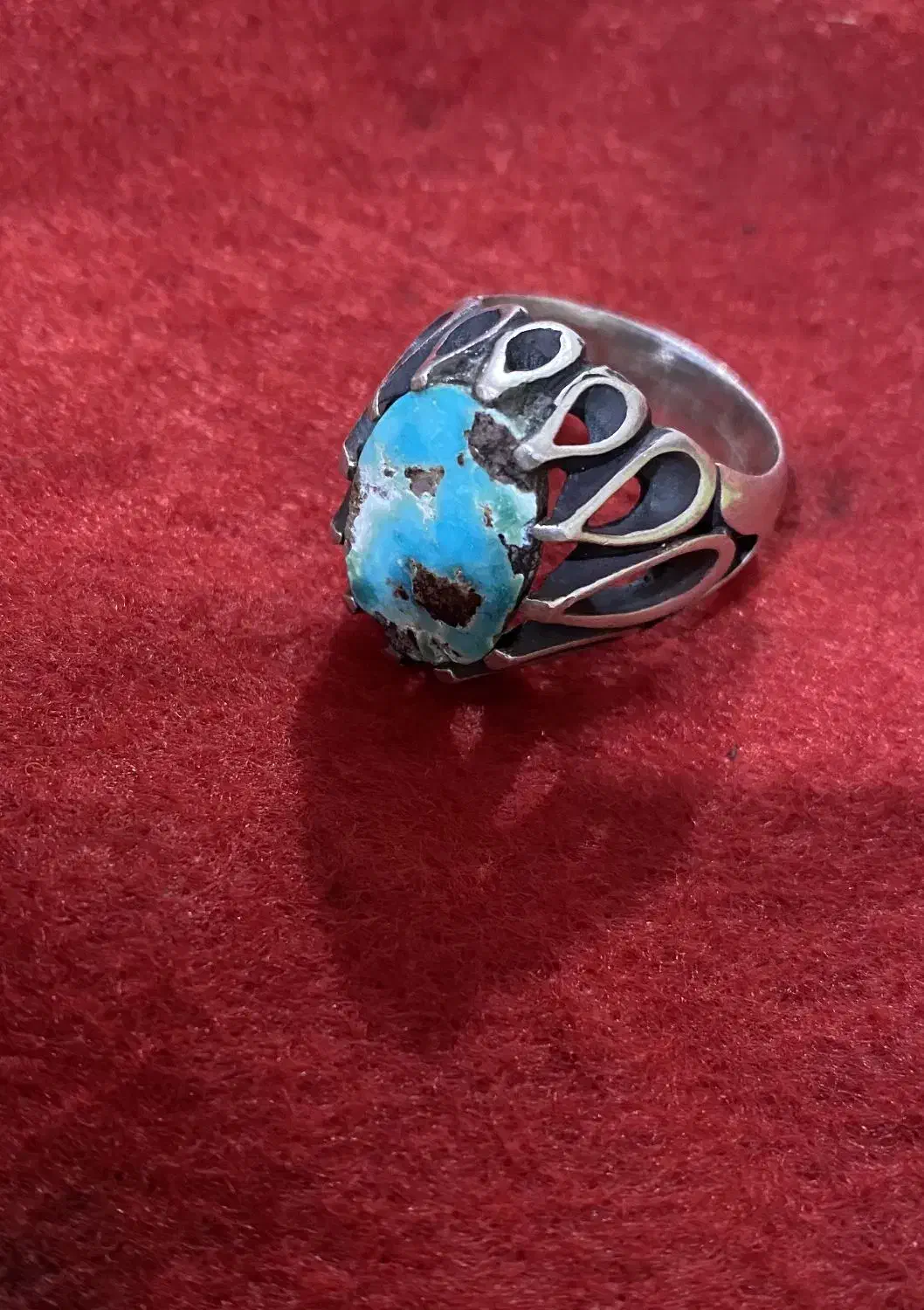 انگشتر نقره فیروزه925|جواهرات|کرج, گلشهر|دیوار