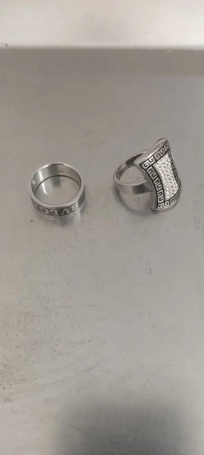 انگشتر استیل ۲عدد|بدلیجات|ملارد, |دیوار