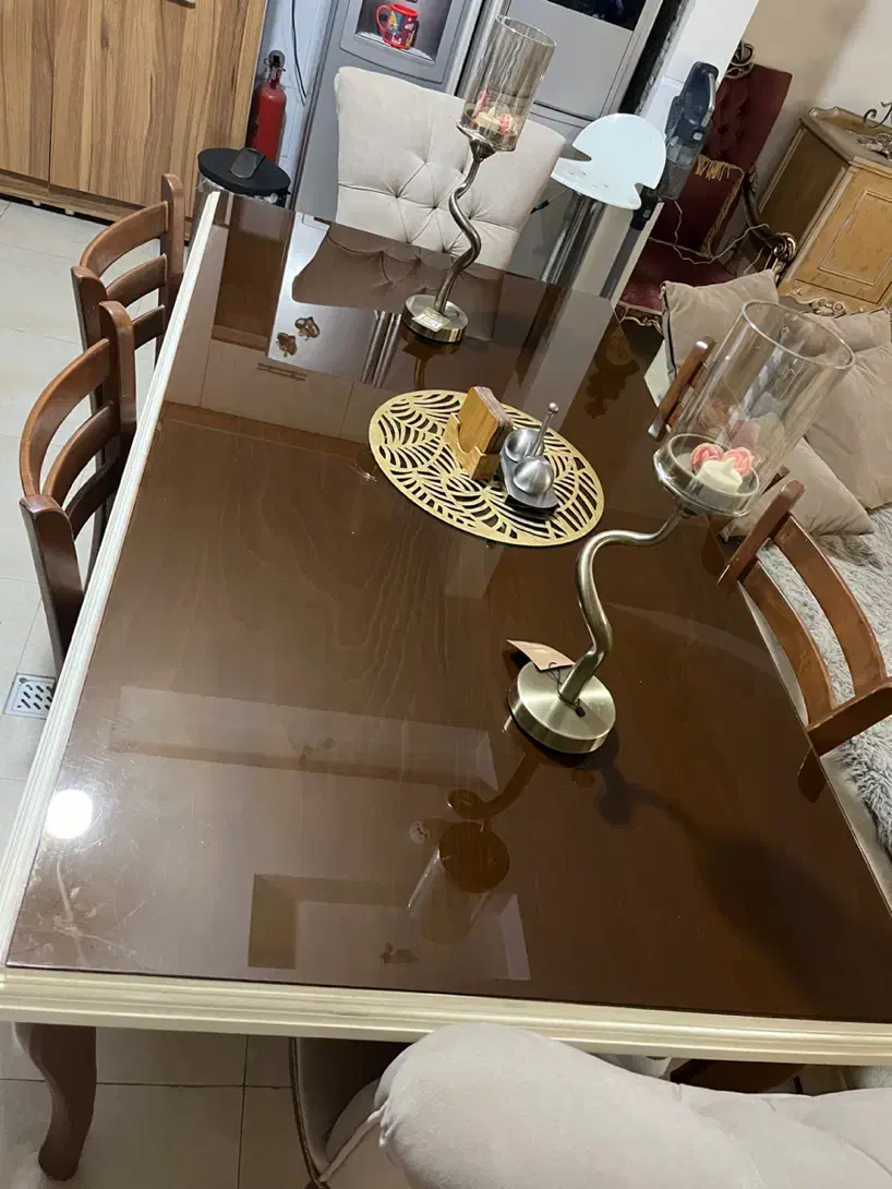 میز ناهار خوری ۶ نفره شیک|میز و صندلی غذاخوری|مشهد, شهید فرامرز عباسی|دیوار