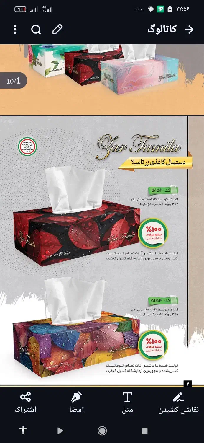 دستمال کاغذی|مواد شوینده و دستمال کاغذی|اصفهان, نقش جهان|دیوار