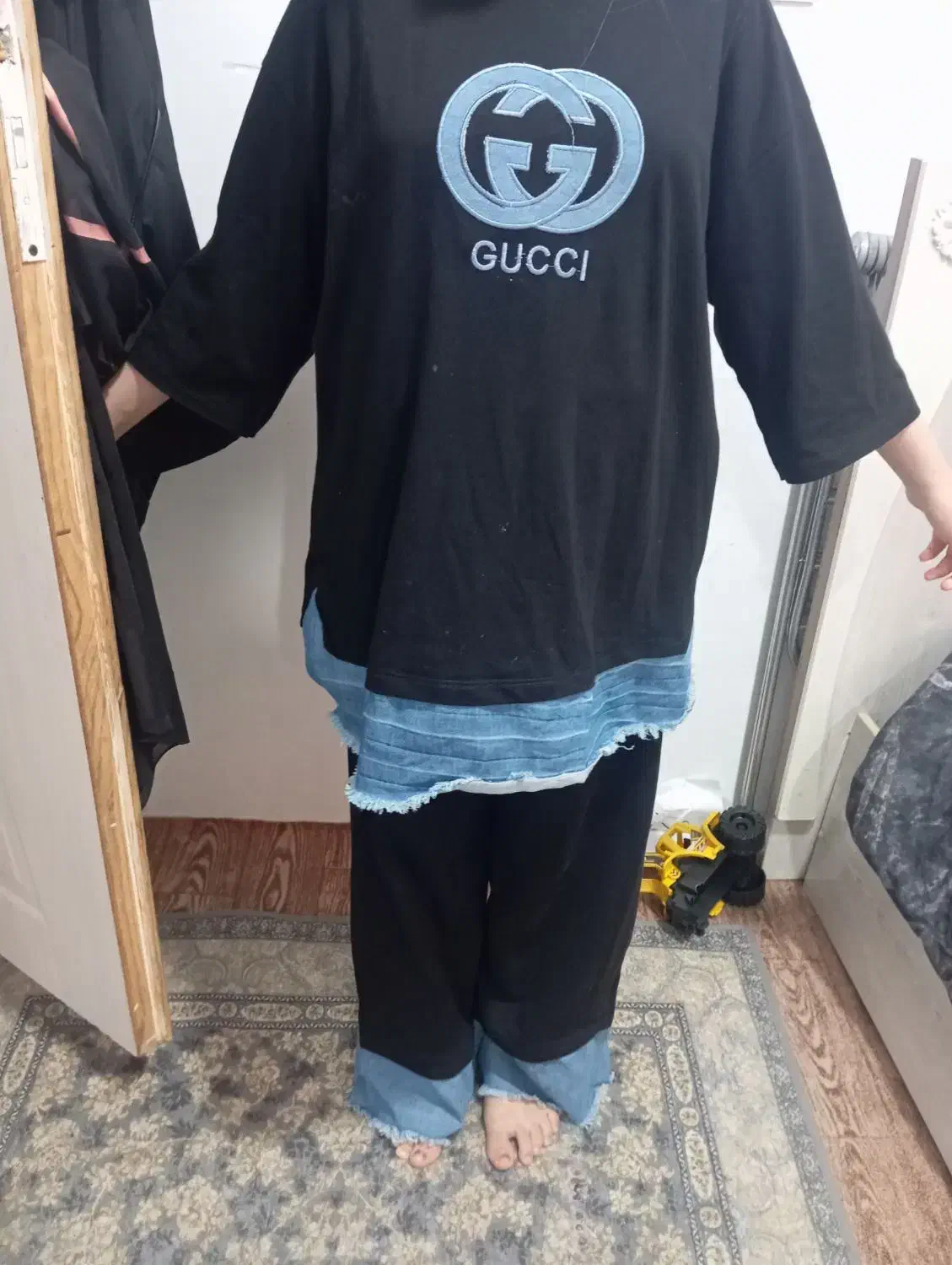 تیشرت لانگ وشلور|لباس|مشهد, کشف|دیوار