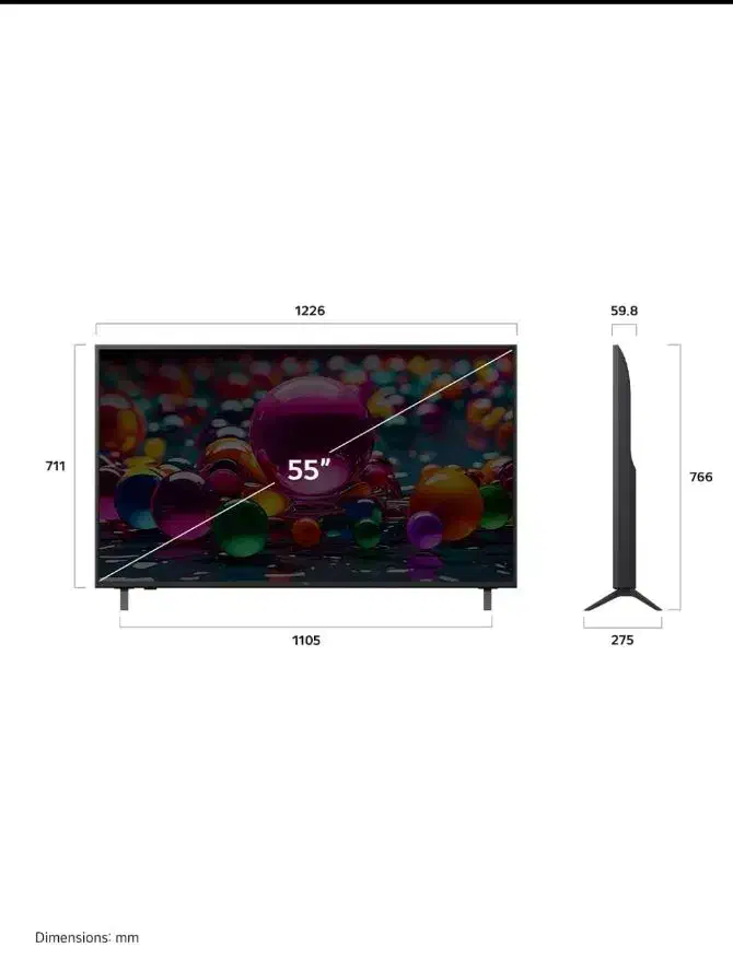 تلویزیون 55اینج الجی مدل ua85006|تلویزیون و پروژکتور|بانه, |دیوار