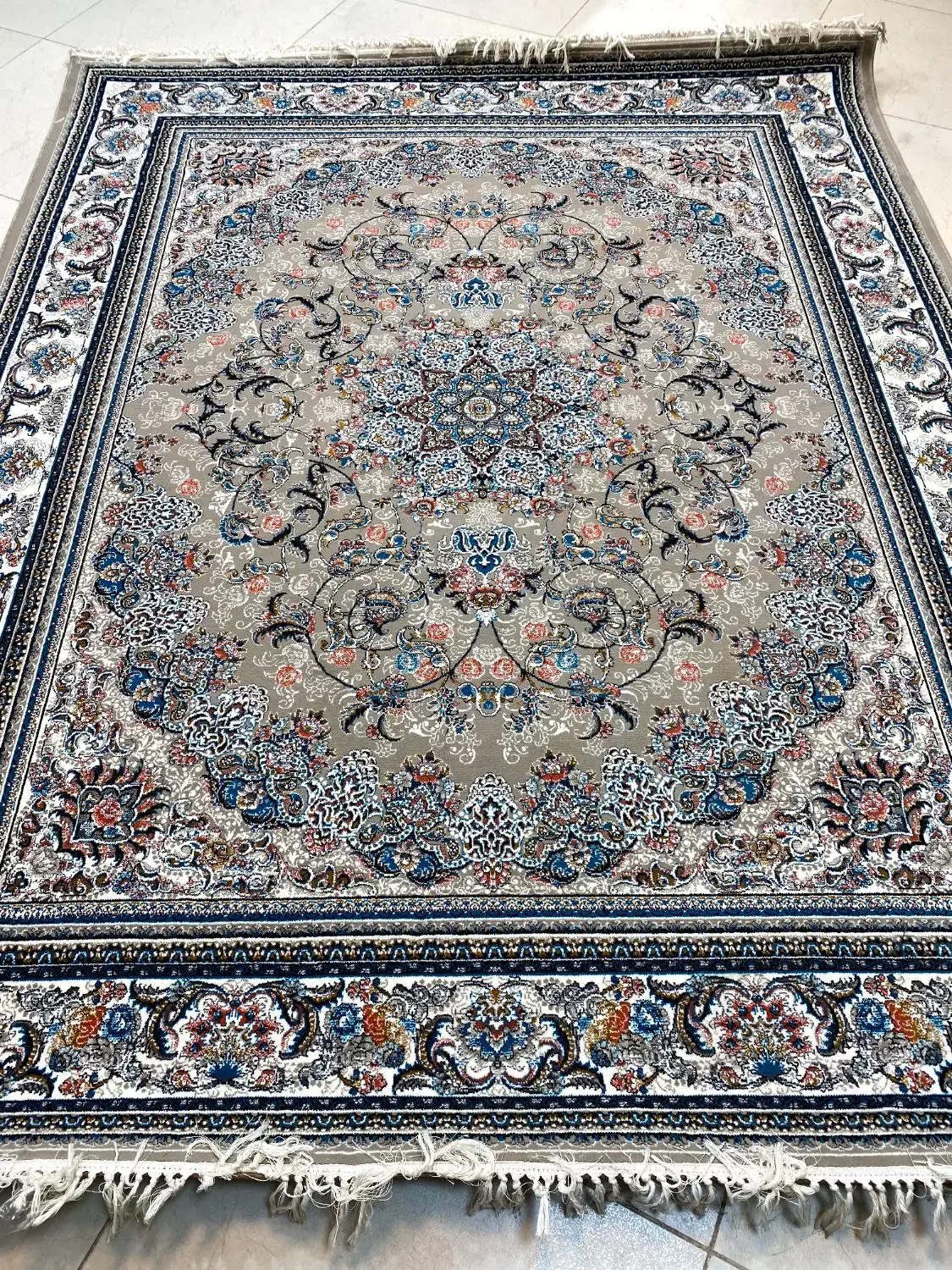 فرش ماشینی 2*2.5 میخک فیلی ۷۰۰شانه(فرش هنرمند)|فرش|تبریز, |دیوار