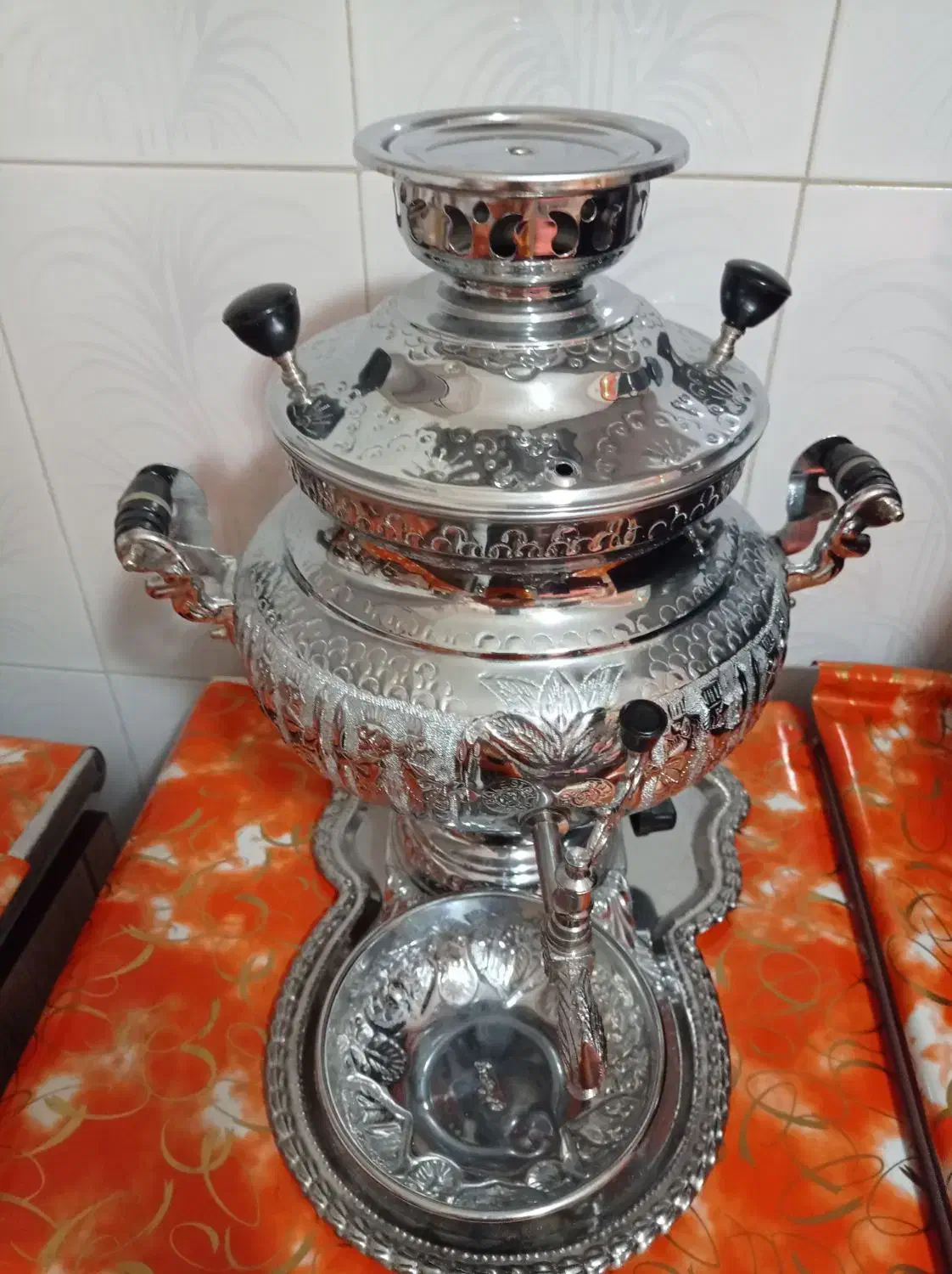 سماور 8لیتری گلستان نو|سماور، چای‌ساز، قهوه‌ساز|بروجرد, |دیوار