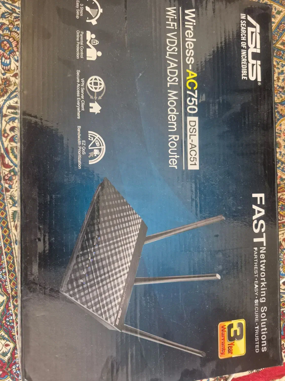 مودم ایسوس ac51 با قابلیت adsl و vdsl|مودم و تجهیزات شبکه|تهران, گلستان (شهرک راه آهن)|دیوار