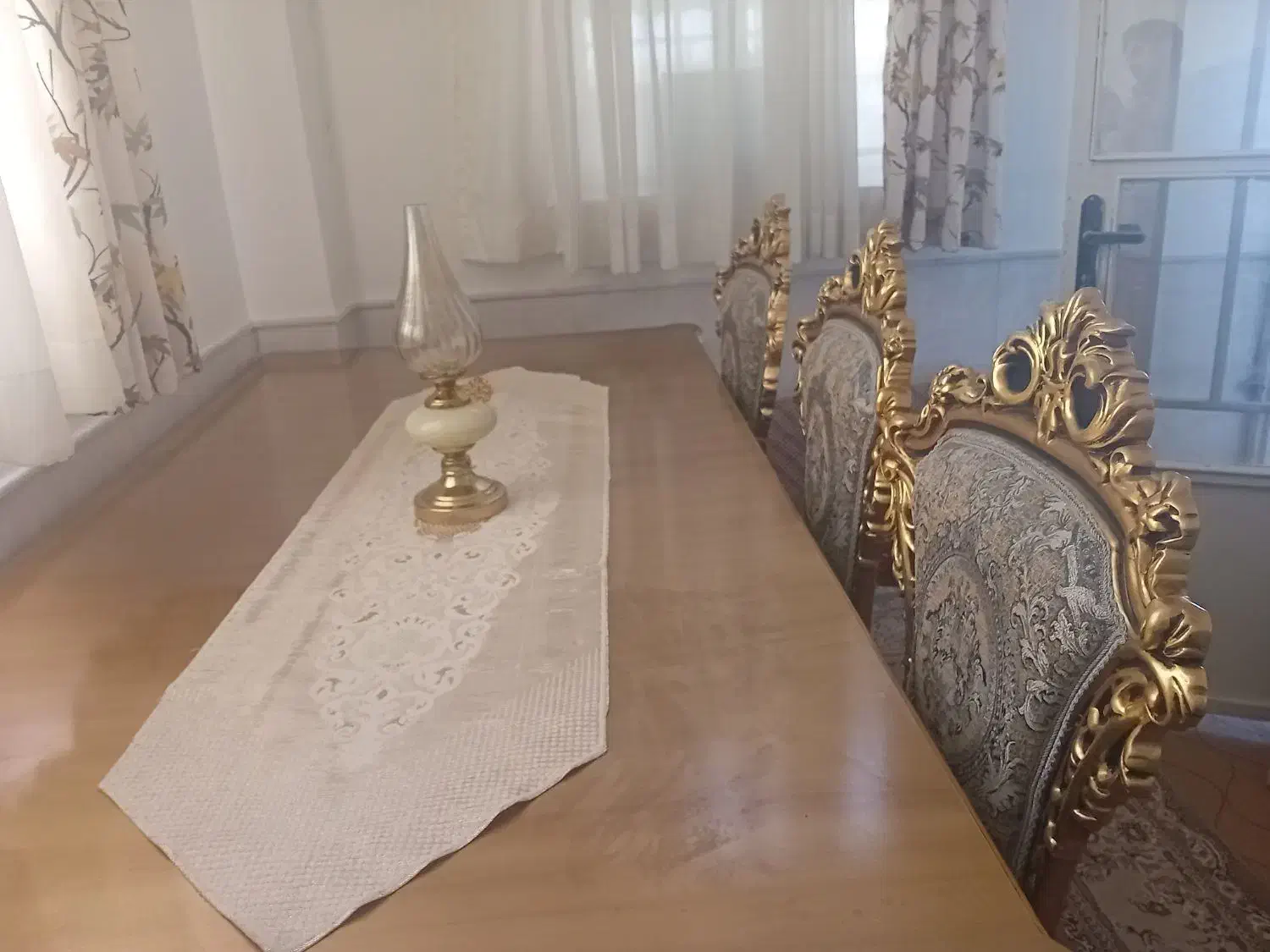 میز نهار خوری|میز و صندلی غذاخوری|سرخه, |دیوار