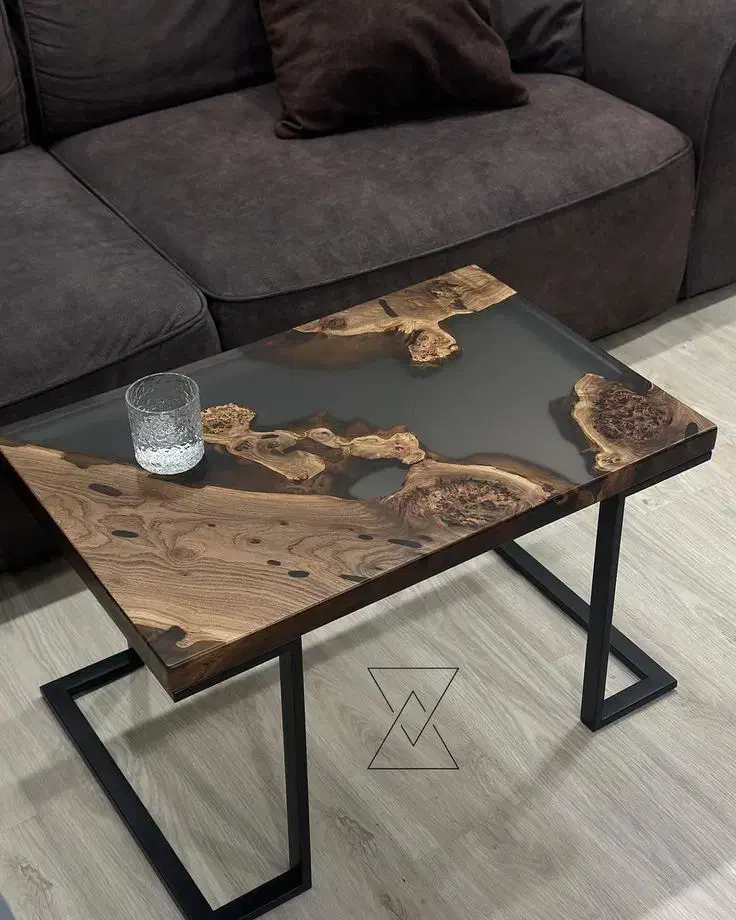 میز رزین اپوکسی و فینگر جوینت پین|مبلمان خانگی و میز عسلی|اهواز, پادادشهر|دیوار