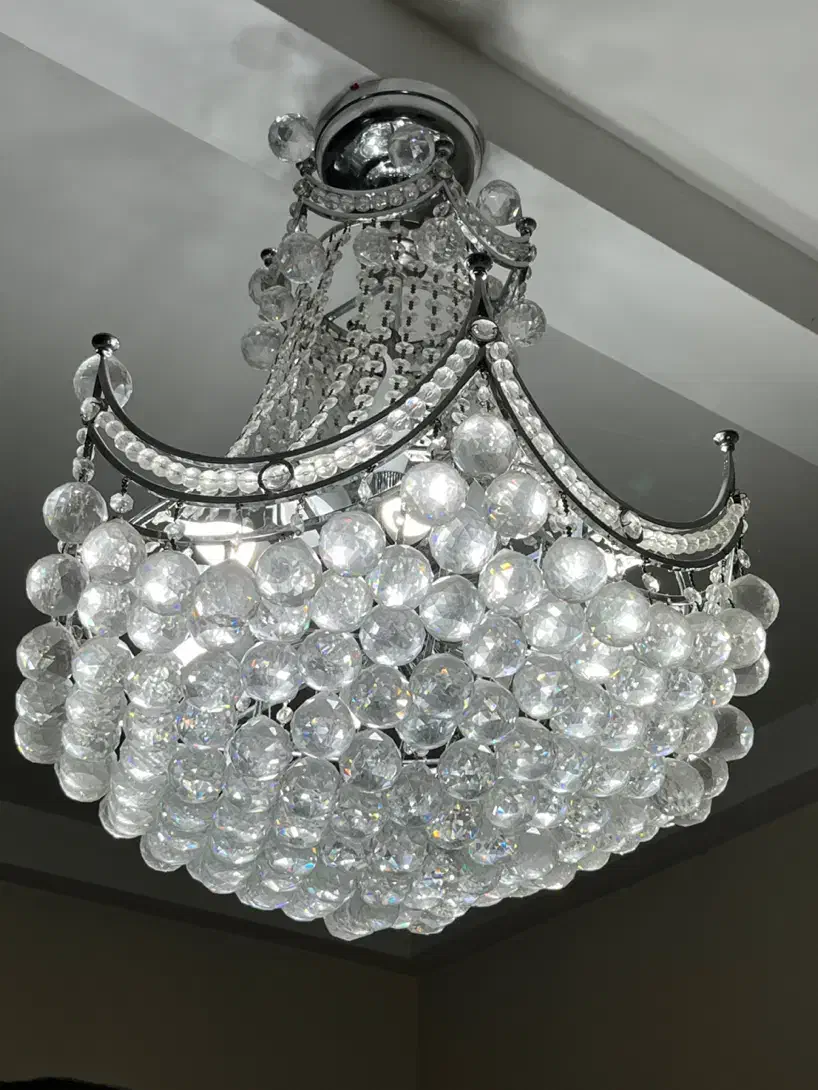 لوستر تمام کریستال|لوستر و چراغ آویز|تهران, سلسبیل شمالی|دیوار