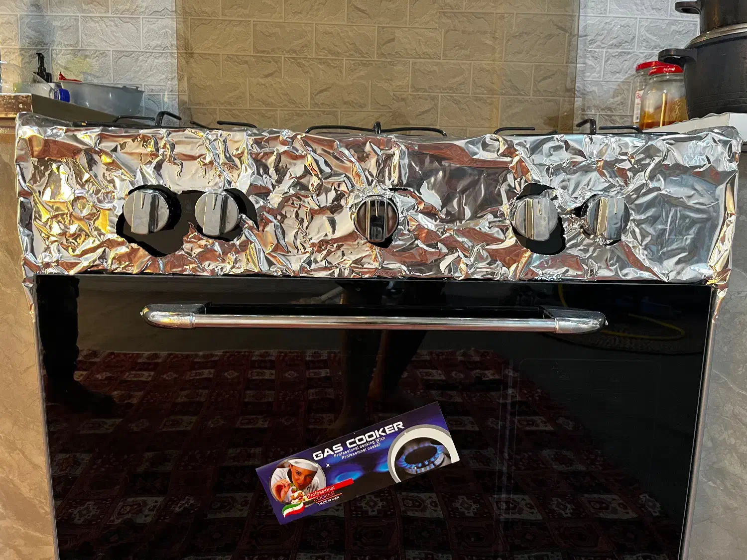 فروش یک گاز ۵ شعله طرح فر|اجاق گاز و لوازم برقی پخت‌وپز|بندرعباس, |دیوار