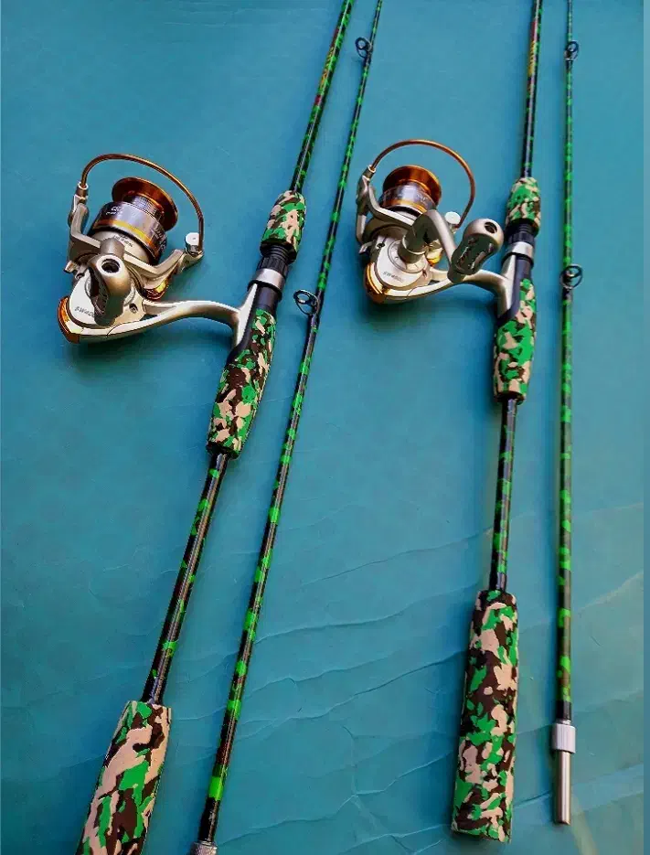 چوب و چرخ ماهیگیری چریکی توپر قدرتی نشکن فوق زیبا|ماهیگیری|تهران, بهار|دیوار