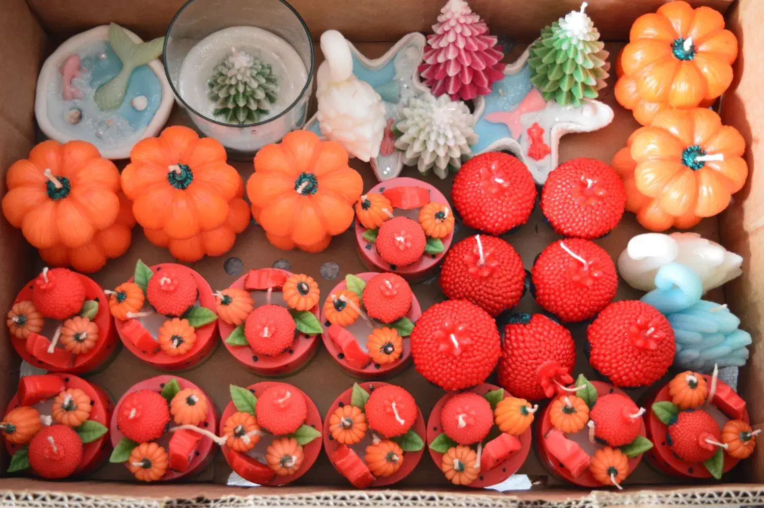 شمع های یلدایی|صنایع دستی و سایر لوازم تزئینی|عباسآباد, |دیوار