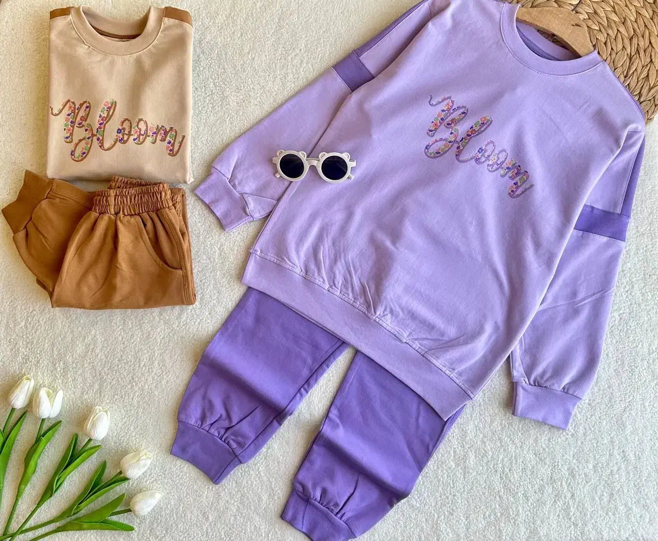 بلوز شلوار دخترانه پاییزه بهاره|کفش و لباس بچه|طرقبه, |دیوار