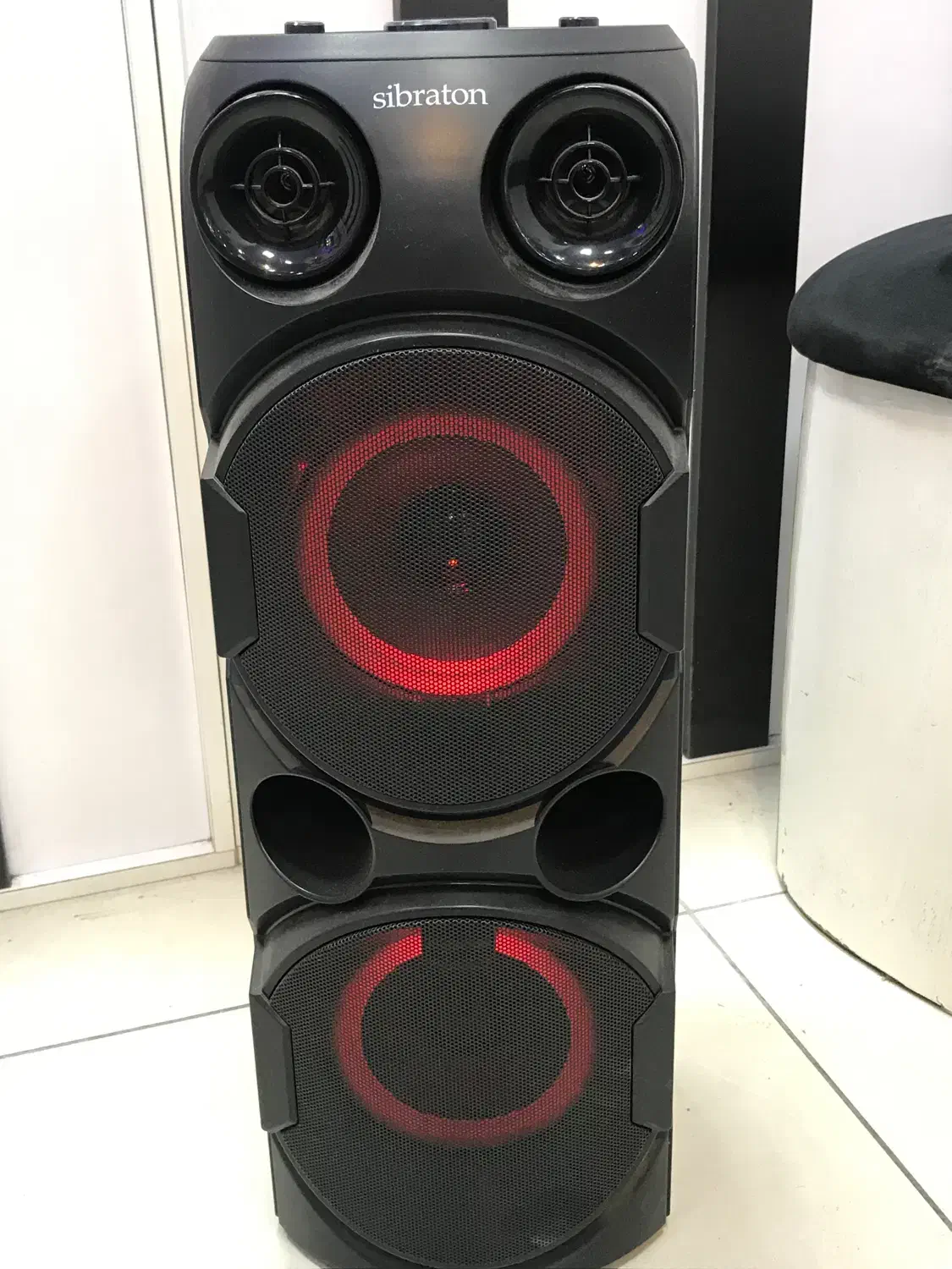 اسپیکر sibraton با میکروفون گارانتی|سیستم صوتی خانگی|سمنان, |دیوار