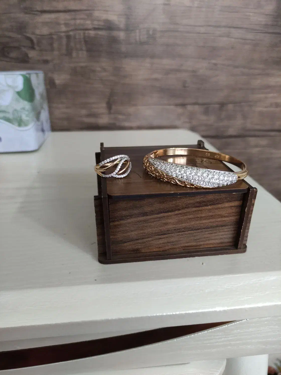 ست دست بند وانگشتر ژوپینگ نونو مشابه طلا|بدلیجات|اسلام‌شهر, شهرک قائمیه|دیوار