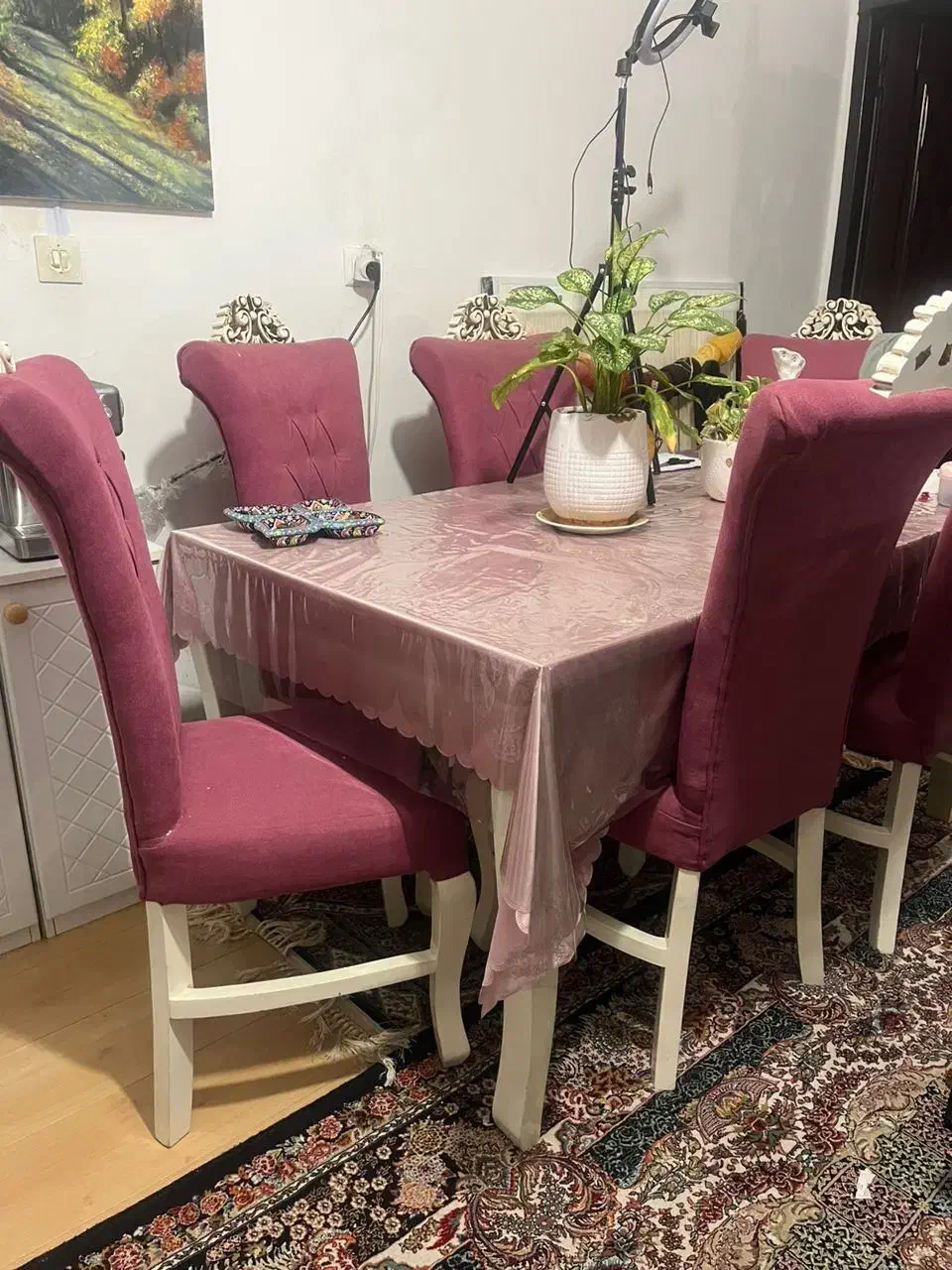 میز ناهار خوری شش نفره|میز و صندلی غذاخوری|ساری, |دیوار