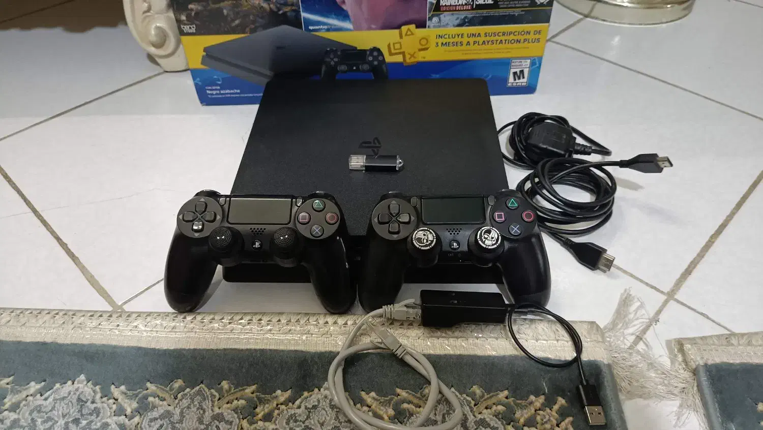 ps4 اسلیم کپی خور 1ترا 2دسته لازرورقی|کنسول، بازی ویدئویی و آنلاین|تهران, بیسیم|دیوار