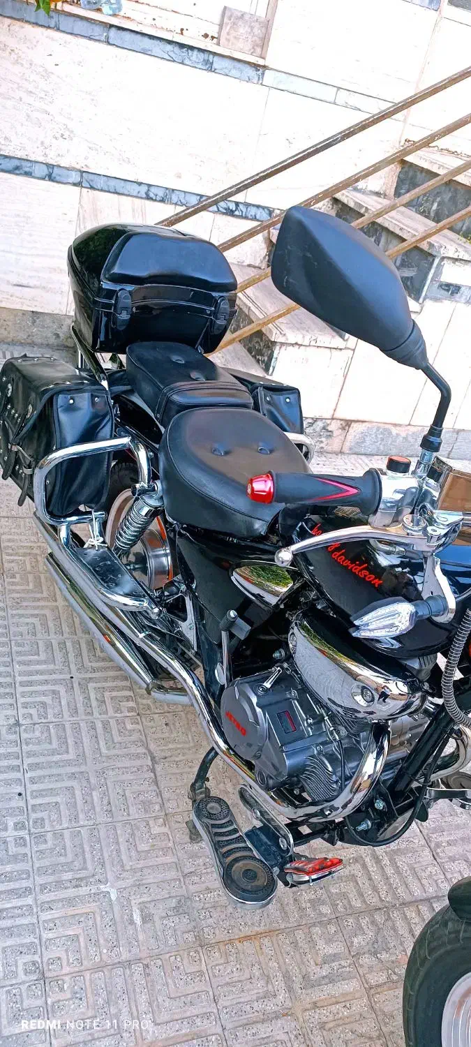 اونجر هارلی 200cc مدل بالا پلاک ملی درحدصفر|موتورسیکلت|شیراز, نارنجستان|دیوار