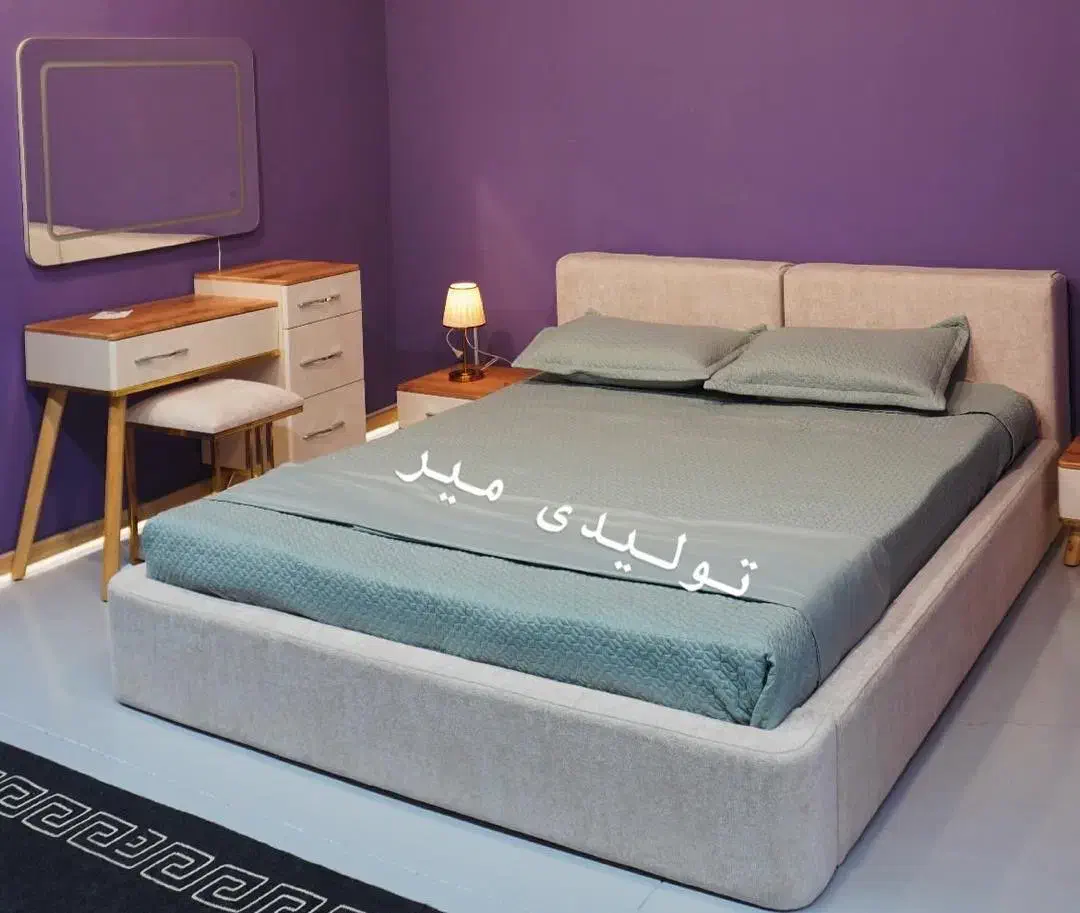 سرویس تخت خواب ۲ نفره به قیمت عمده تشک باکس مدل۲۰۵|تخت و سرویس خواب|شیراز, فرگاز|دیوار