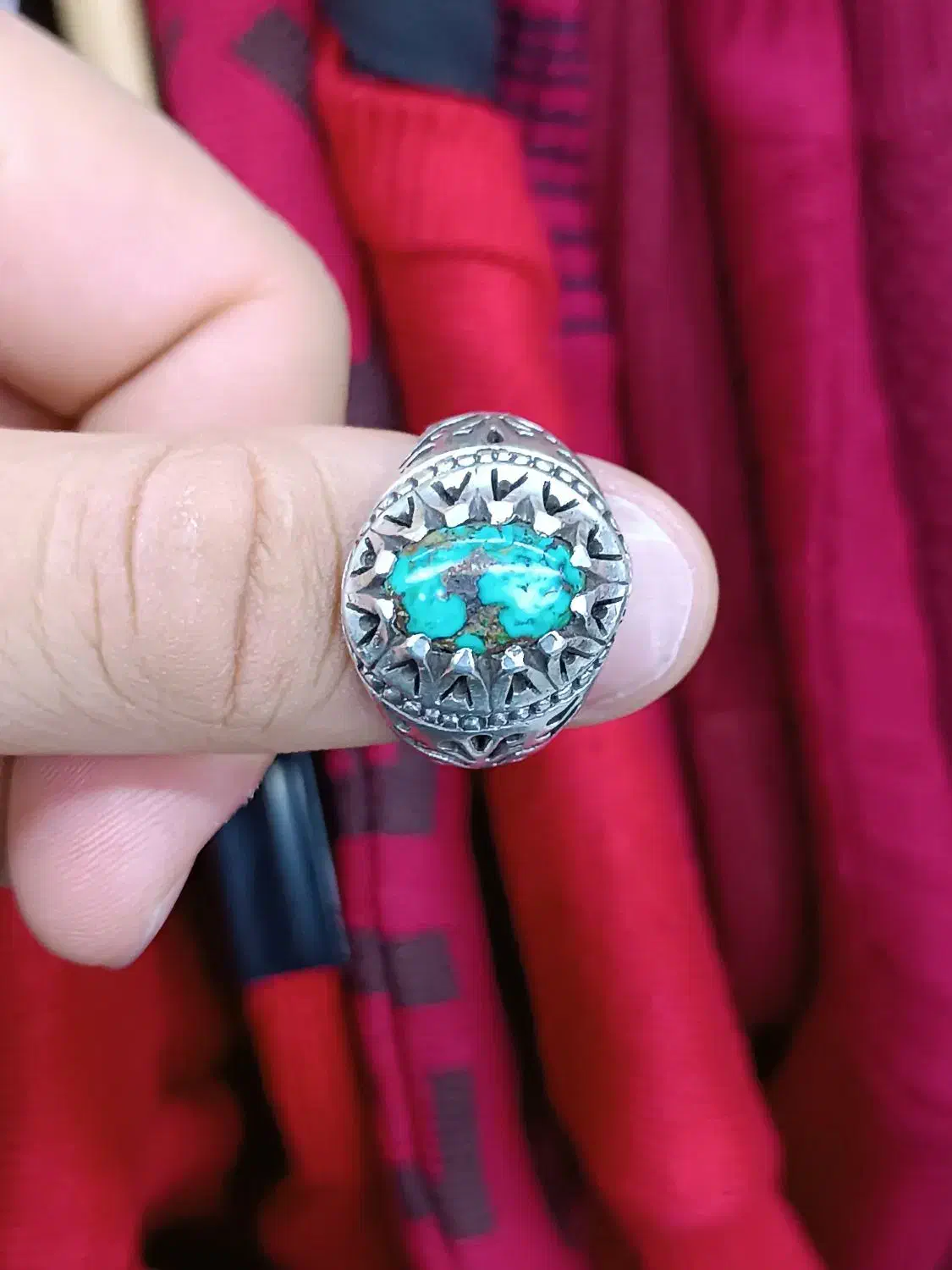 انگشتر فیروزه نیشابوری|جواهرات|قدس, شهرقدس|دیوار