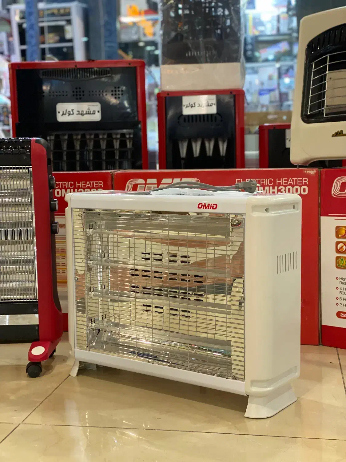 بخاری برقی ۶المنت مدل OM-3000 فن دار|بخاری، هیتر، شومینه|مشهد, شهید آوینی|دیوار