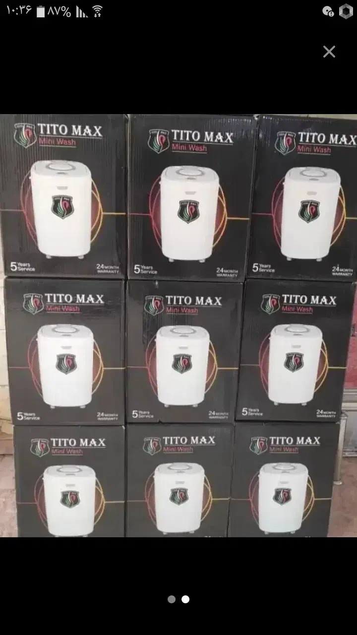 مینی واش تیتومکث ۲۴ماه گارانتی شهدای صفری نقداقساط|ماشین لباسشویی و خشککن لباس|اراک, |دیوار