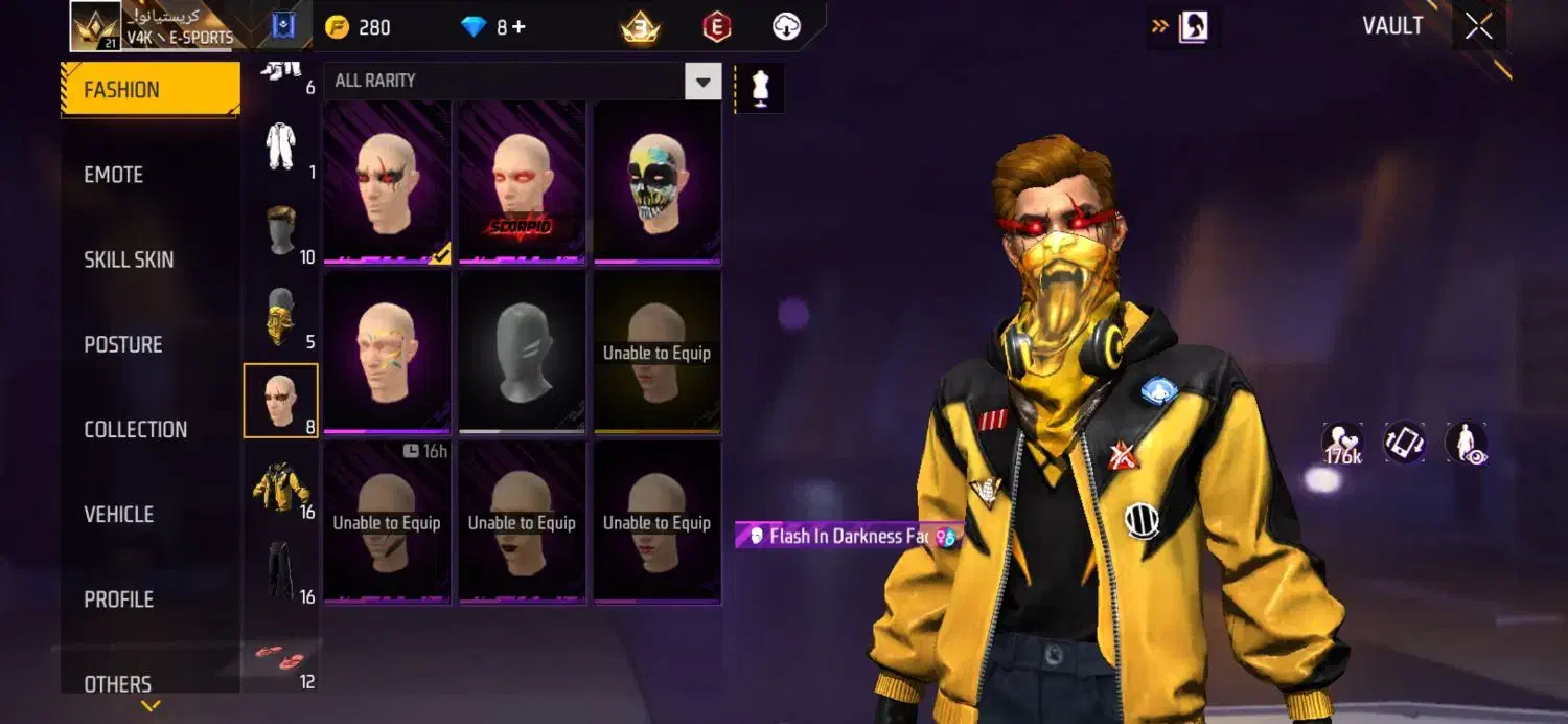 اکانت فری فایر لول 21|کنسول، بازی ویدئویی و آنلاین|مشکین‌دشت, |دیوار