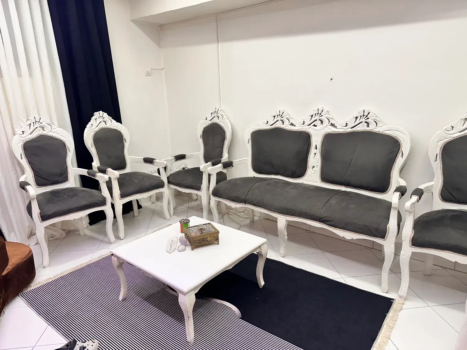 مبل استیل ۹ نفره|مبلمان خانگی و میز عسلی|تهران, حشمتیه|دیوار