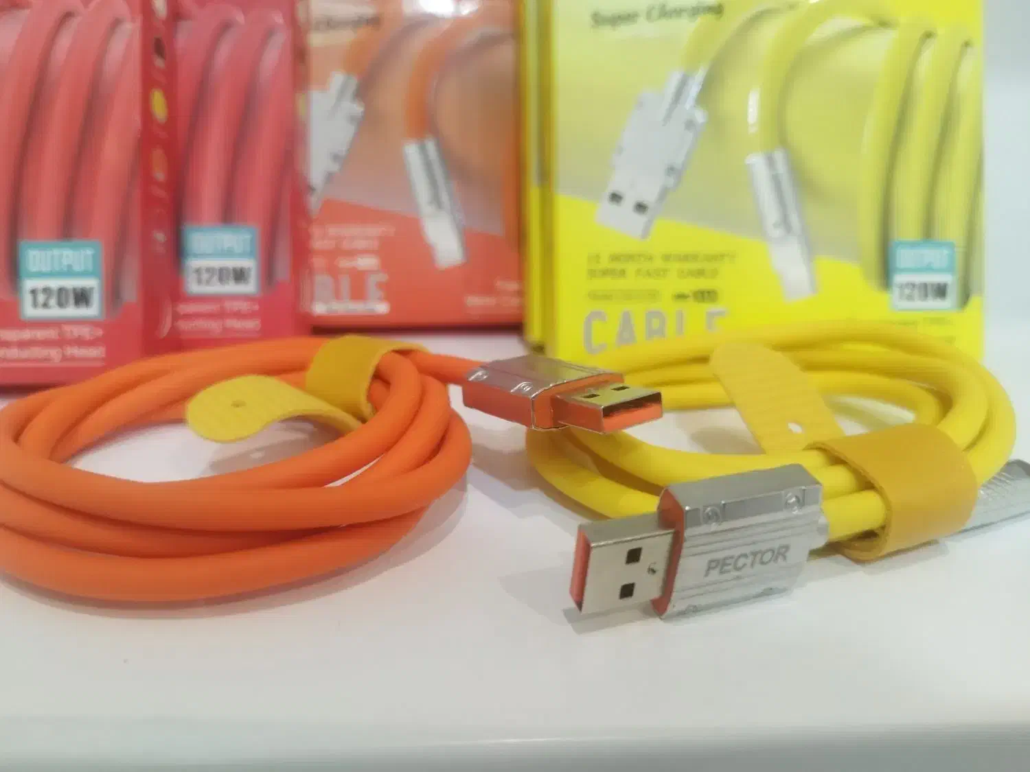 کابل تایپ سی PECTOR اورجینال X-120 +گارانتی تعویض|لوازم جانبی موبایل و تبلت|قم, میدان نو|دیوار