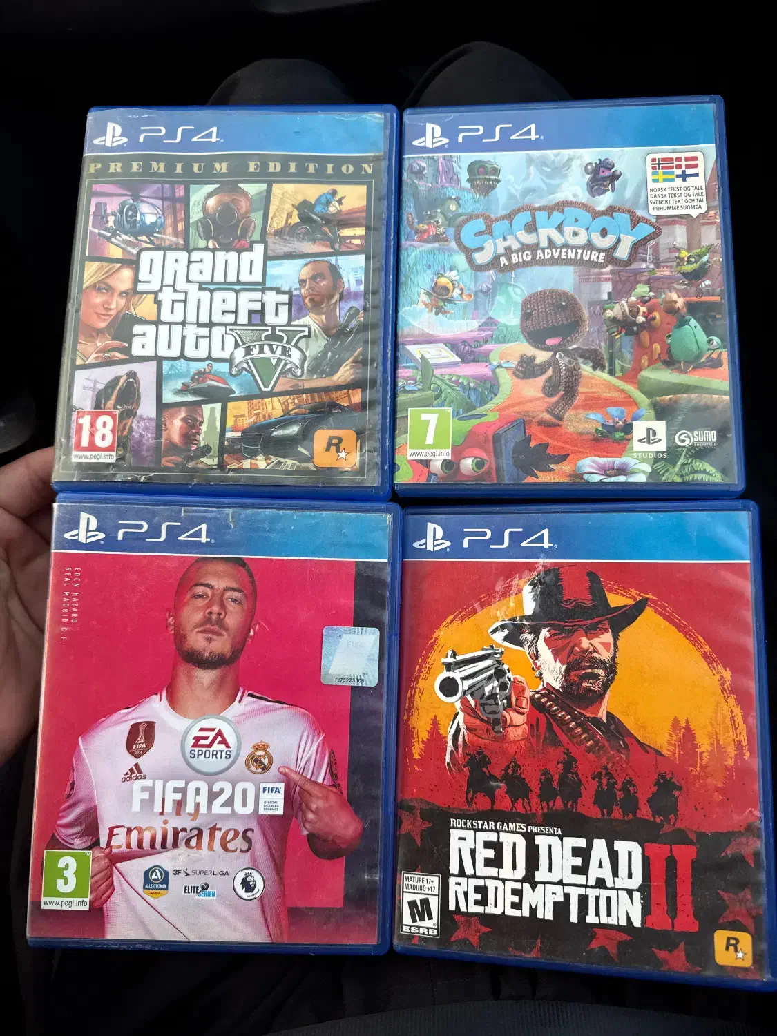 4 عدد بازی ps4|کنسول، بازی ویدئویی و آنلاین|سرپل ذهاب, |دیوار