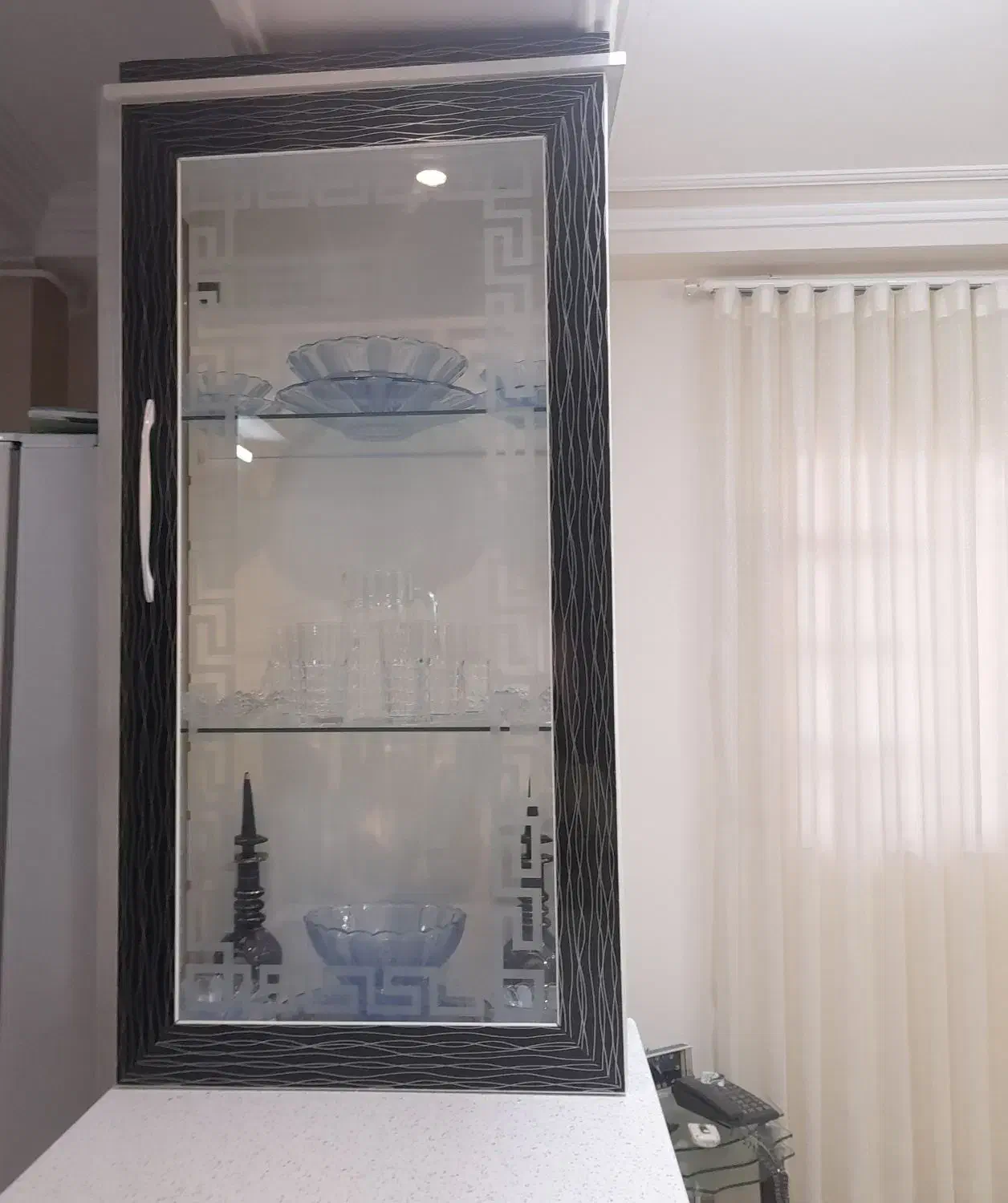 کابینت هایگلاس سفید + ویترین کاملا نو|مصالح و تجهیزات ساختمان|گرگان, |دیوار