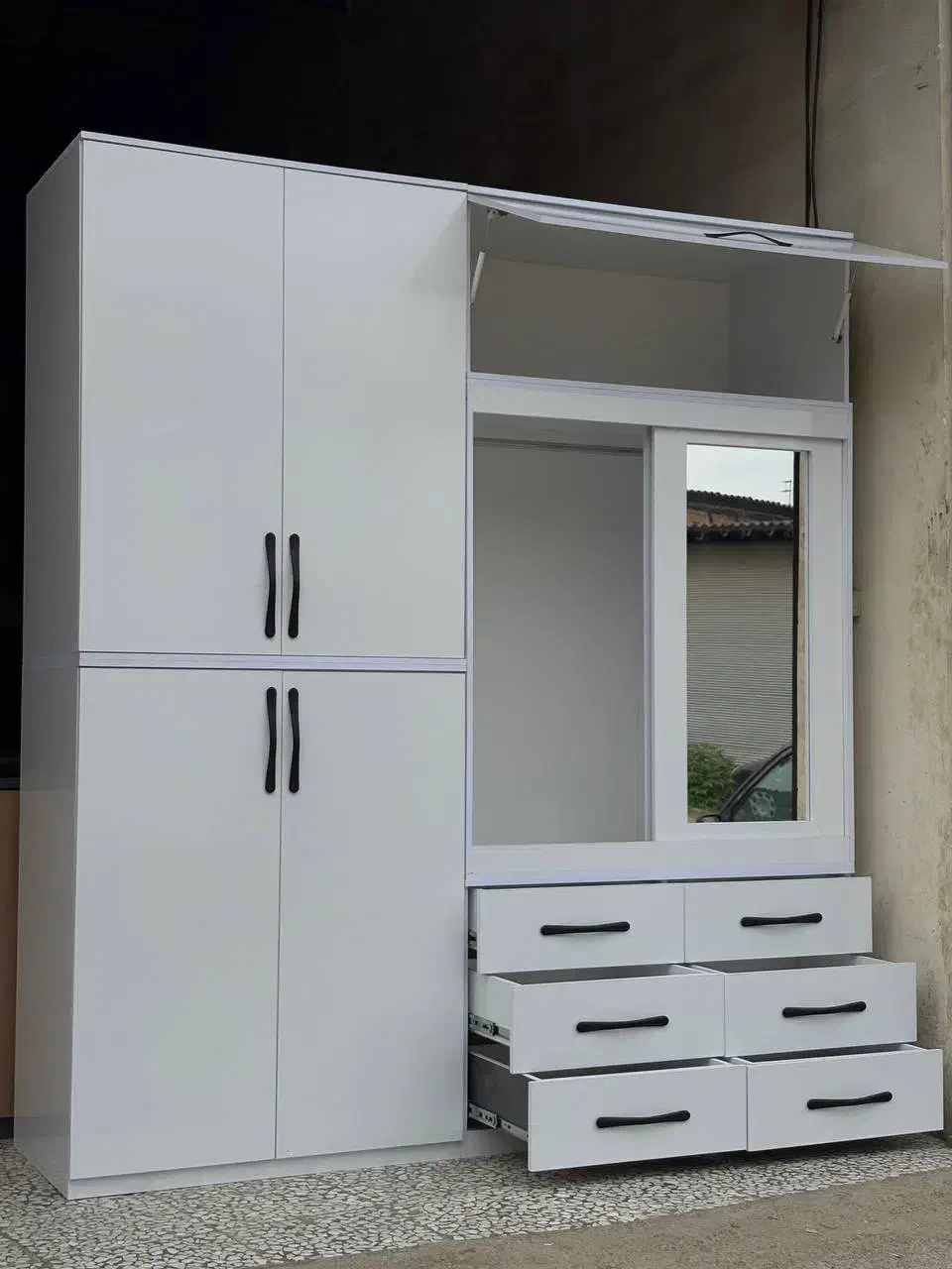 کمد دیواری کمد لباس مدرن کمد اماده تحویل جدید کمد|جاکفشی، کمد، دراور|ساری, |دیوار