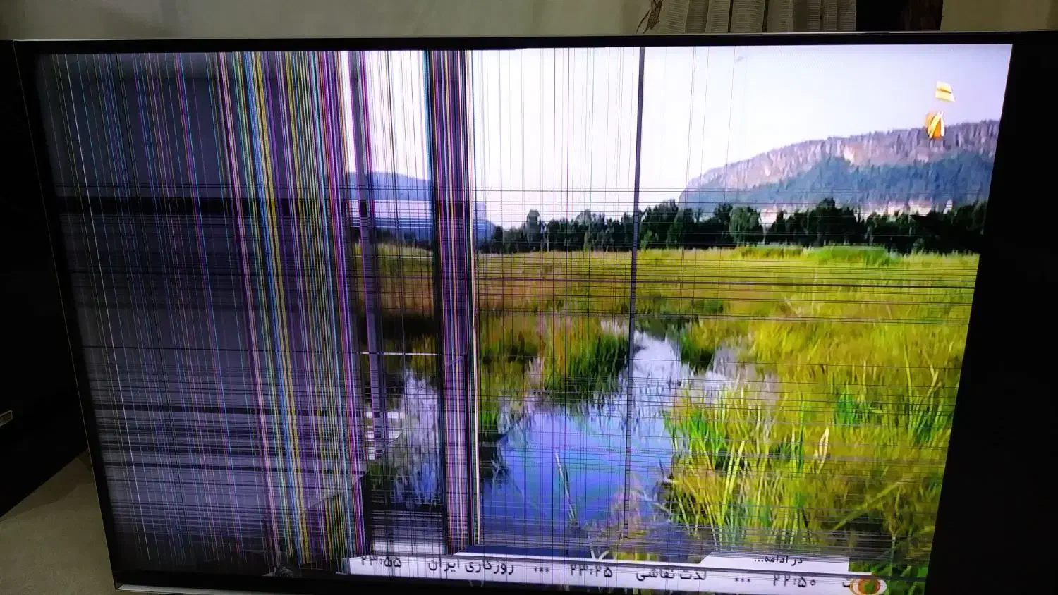 تلویزیون ال ای دی آسیب دیده|تلویزیون و پروژکتور|کرمانشاه, |دیوار