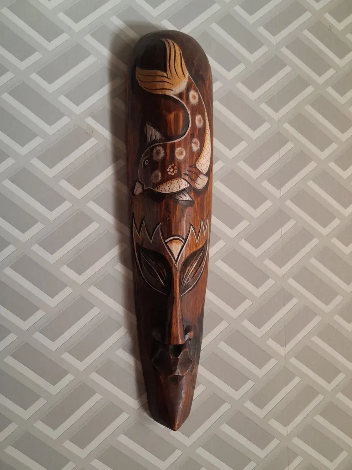 صورتک چوبی|مجسمه، تندیس، ماکت|کرج, احدآباد|دیوار