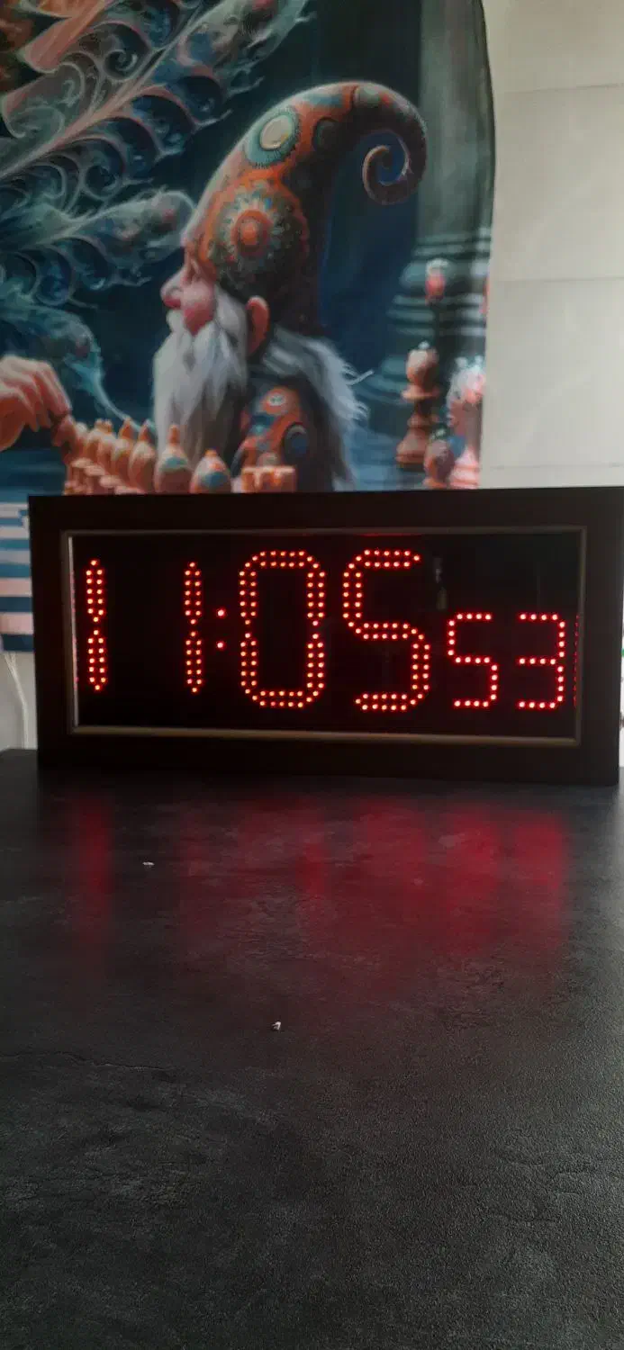 ساعت دیجیتال سالنی|ساعت دیواری و تزئینی|مهریز, |دیوار