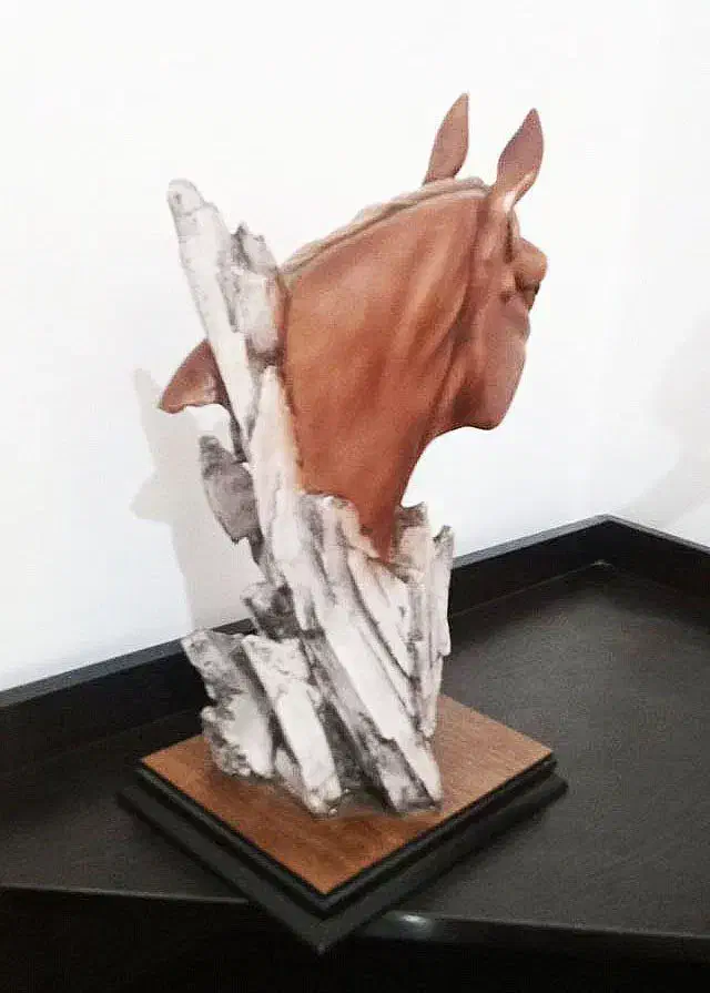 مجسمه اسب پلی استر|مجسمه، تندیس، ماکت|دامغان, |دیوار