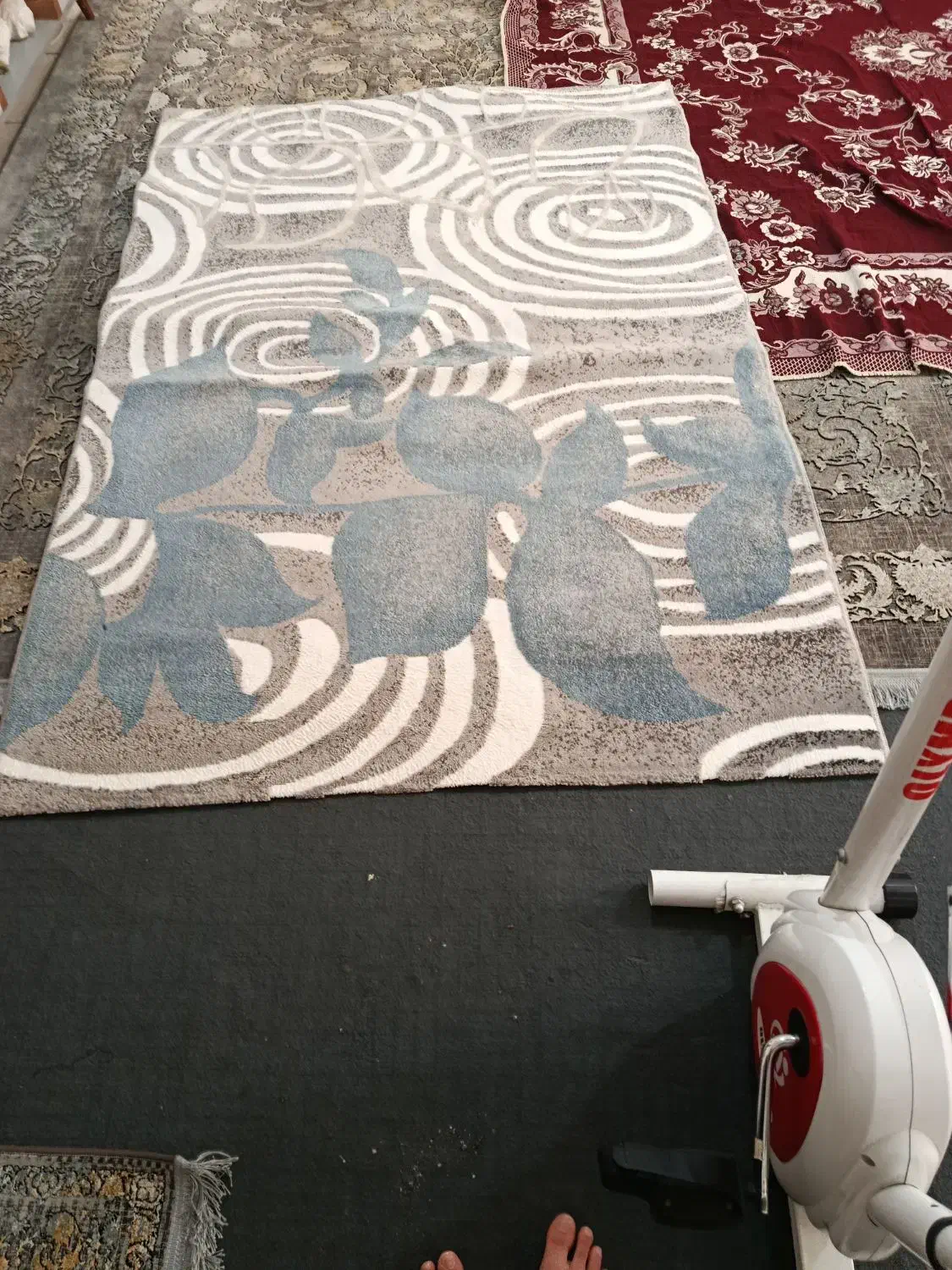 فرش چهار متری 2/5در1/5|فرش|رباطکریم, شترخوار|دیوار