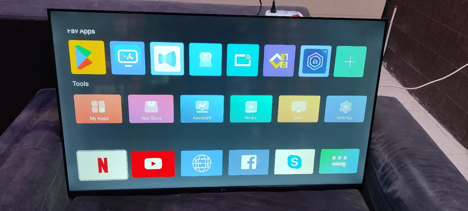 تلوزیون هوشمند اندرویدی ال جی ۵۰ اینچ|تلویزیون و پروژکتور|مرودشت, بیست متری بیمارستان|دیوار