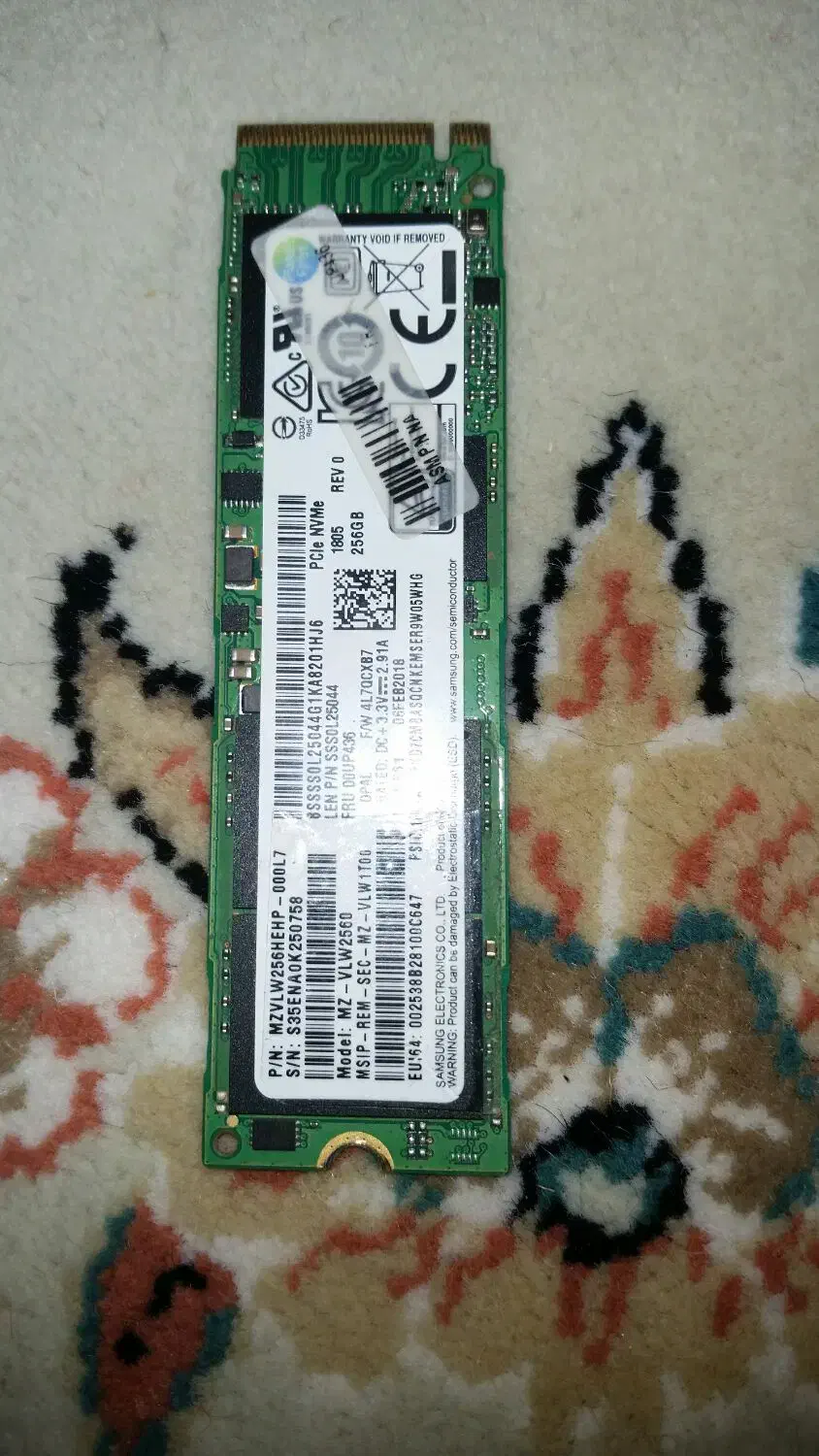 هارد m2 ssd samsung 256|قطعات و لوازم جانبی رایانه|زاهدان, |دیوار