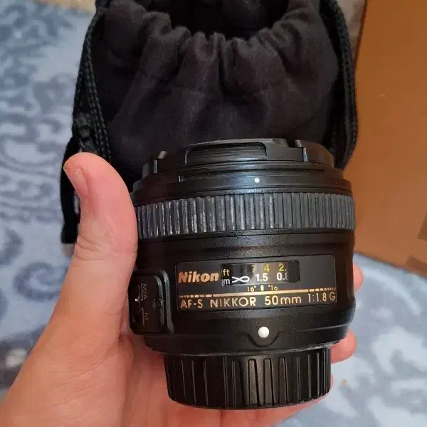 لنز ۵۰ میلیمتر  f1.8G  نیکون Nikon|دوربین عکاسی و فیلم‌برداری|لاهیجان, کوی آزادگان|دیوار