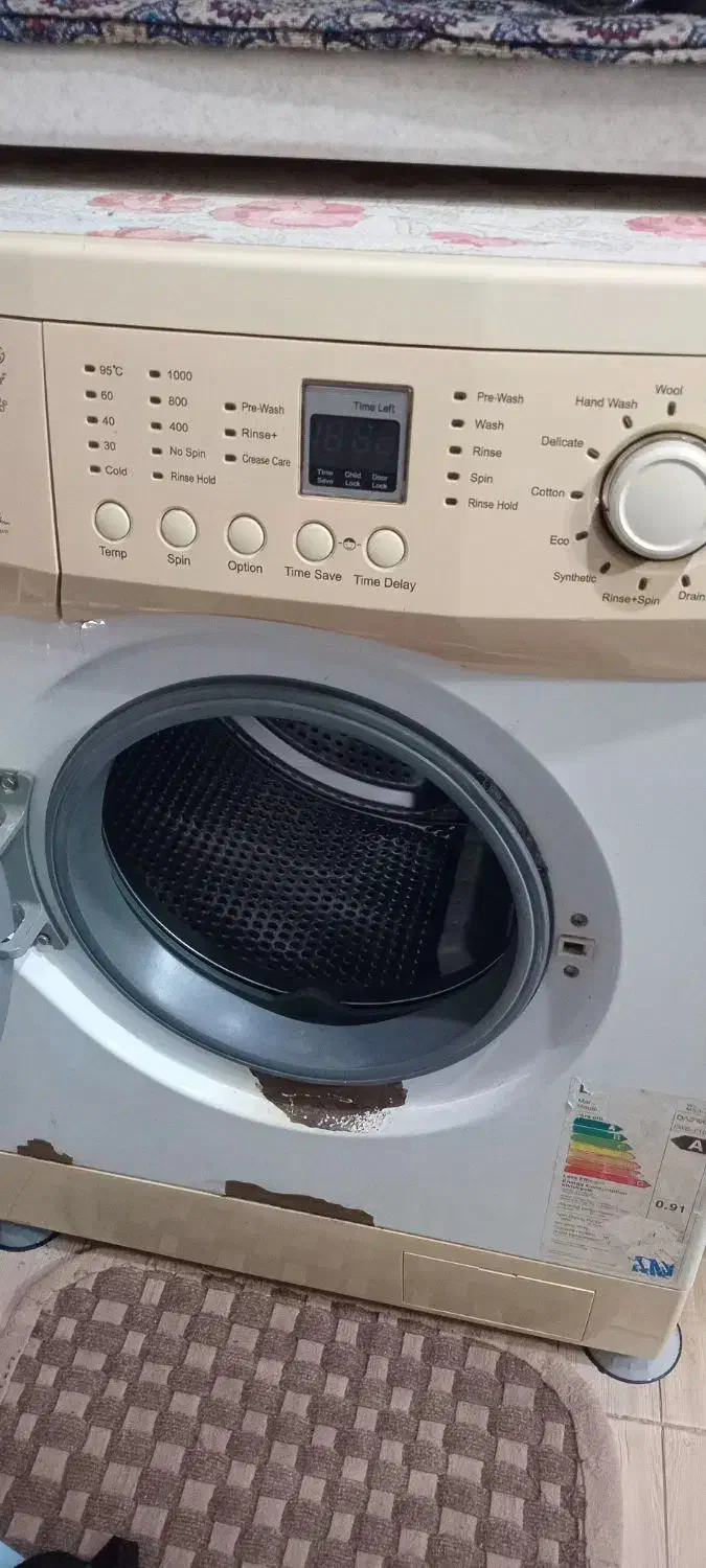 یک عدد لباسشویی دوو سالم|ماشین لباسشویی و خشک‌کن لباس|رشت, حمیدیان|دیوار