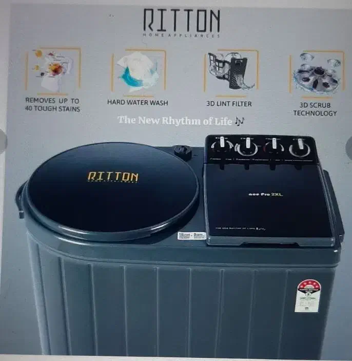 ماشین لباسشویی دوقولو ریتون مدل RWM 1730|ماشین لباسشویی و خشککن لباس|شیروان (خراسان), |دیوار