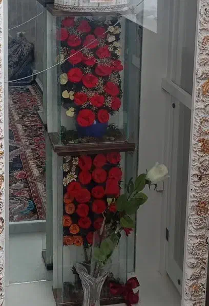 گل برای عروسی|گل مصنوعی|اقلید, |دیوار