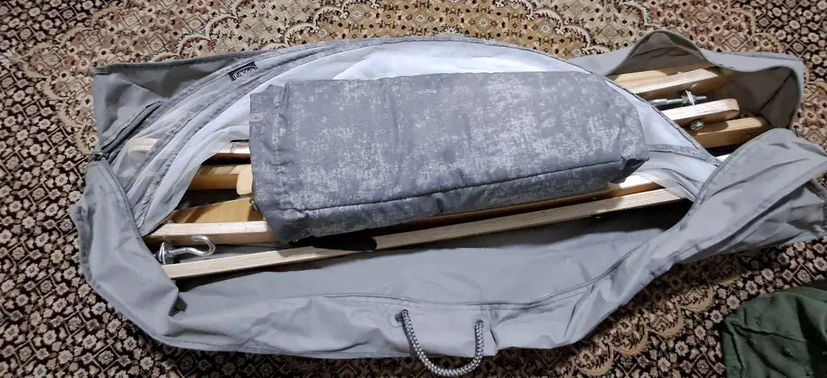 گهواره نوزاد مدل ننی یا ننو در حد نو|تخت و صندلی بچه|شیراز, ارم|دیوار