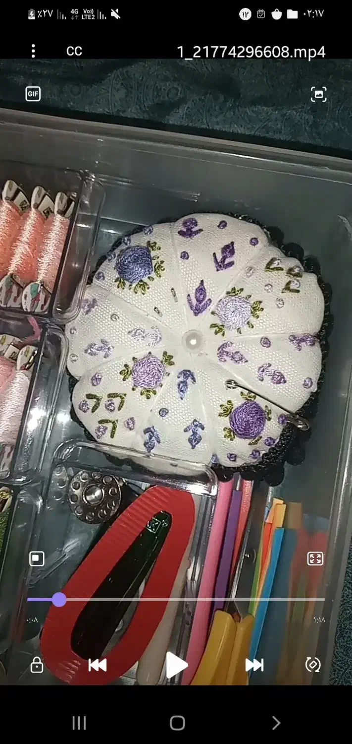 جاسوزنی و سنجاق سر گلدوزی شده|زیورآلات و اکسسوری|اطاقور, |دیوار