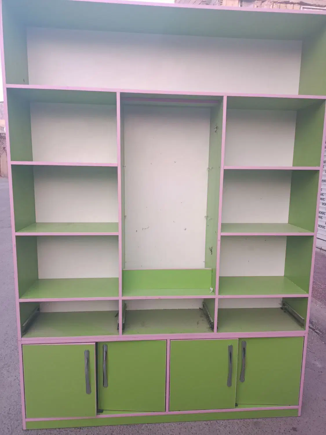 ویترین|کتابخانه، شلف، قفسههای دیواری|فلاورجان, |دیوار