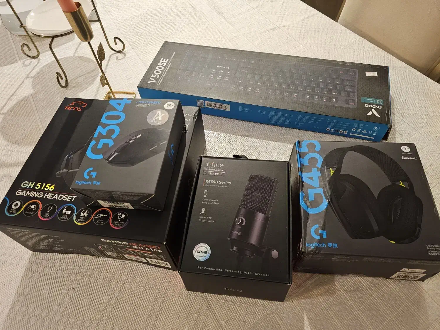 کیبورد موس میکروفون + ۲تا هدفون|قطعات و لوازم جانبی رایانه|بندر انزلی, آذربایجان|دیوار