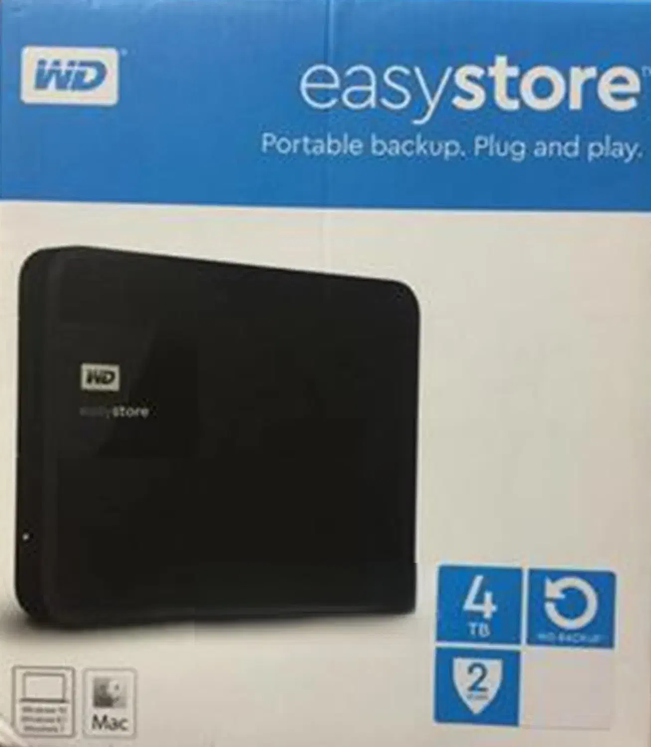 هارد اکسترنال وسترن دیجیتال ظرفیت 4 ترابایت|قطعات و لوازم جانبی رایانه|شیراز, قصرالدشت|دیوار