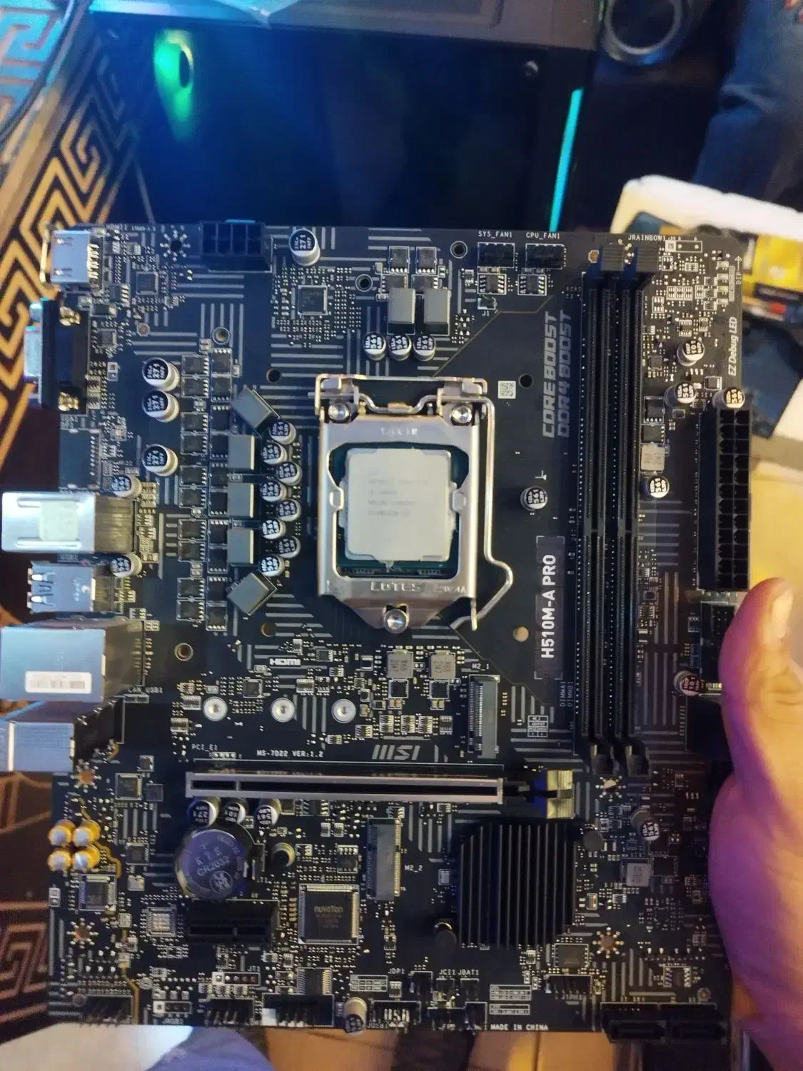 مادربرد h510m-a pro msi سیپیو i5 10400f کیس گیمینگ|قطعات و لوازم جانبی رایانه|تهران, شهرک پاسداران|دیوار