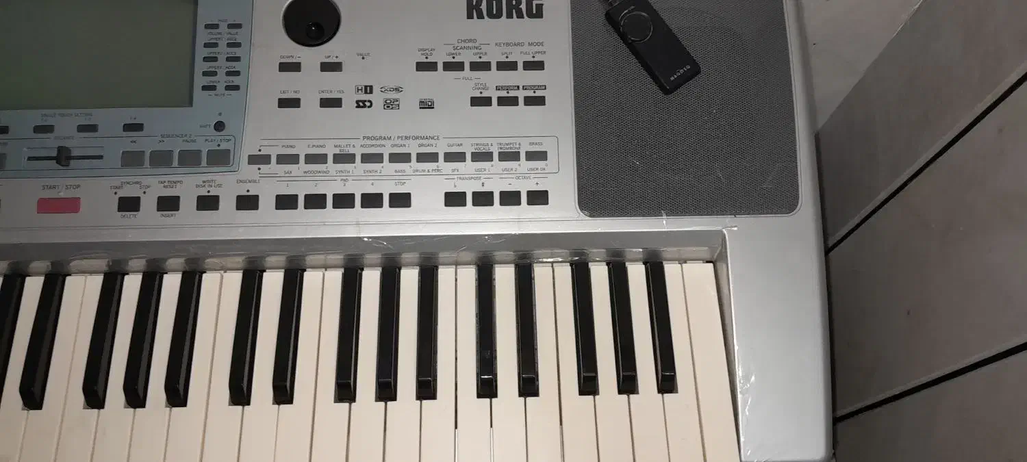 KORG  PA50 تبدیل به PA80|پیانو، کیبورد، آکاردئون|نی‌ریز, |دیوار