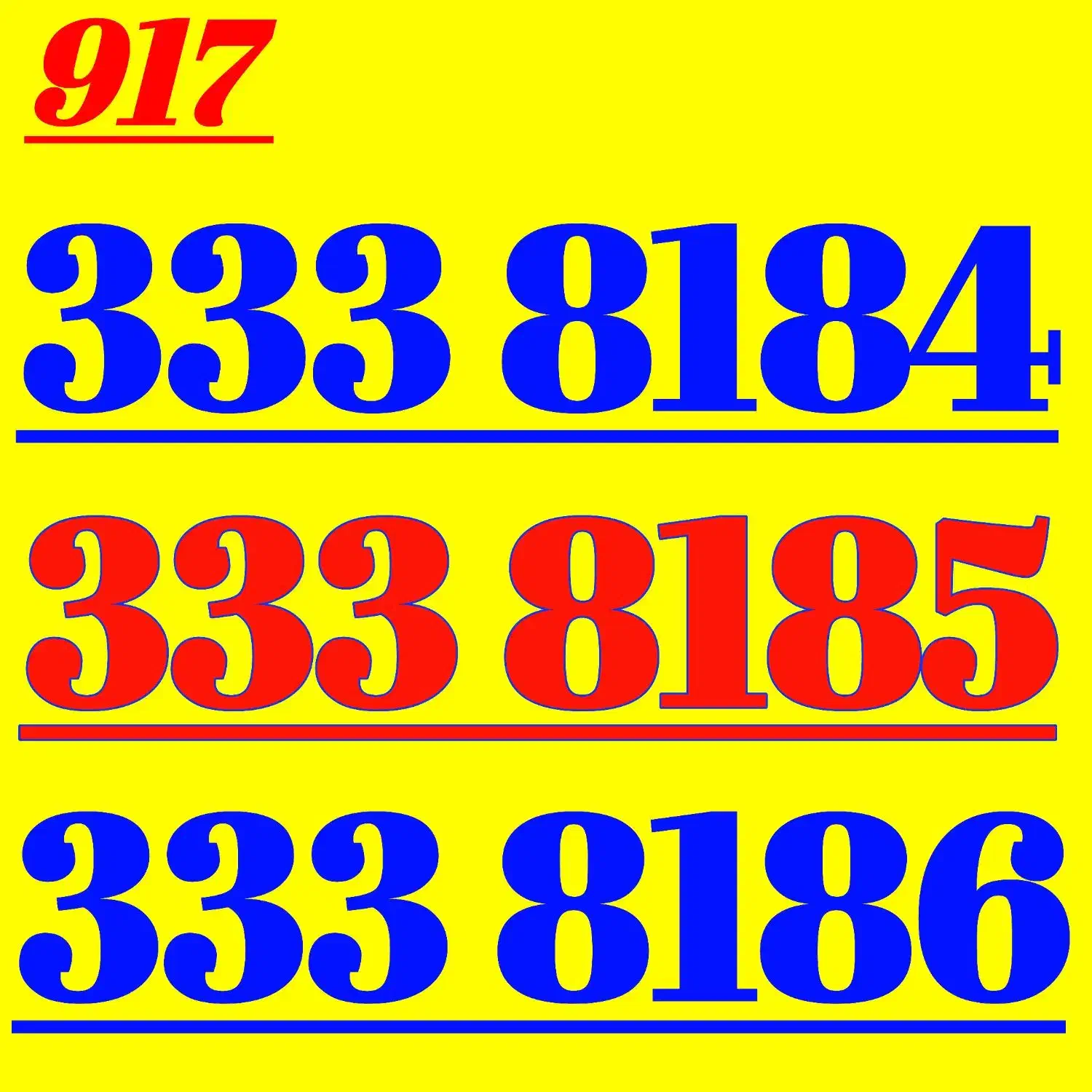 917.333.8680|سیم‌کارت|شیراز, معالی‌آباد|دیوار